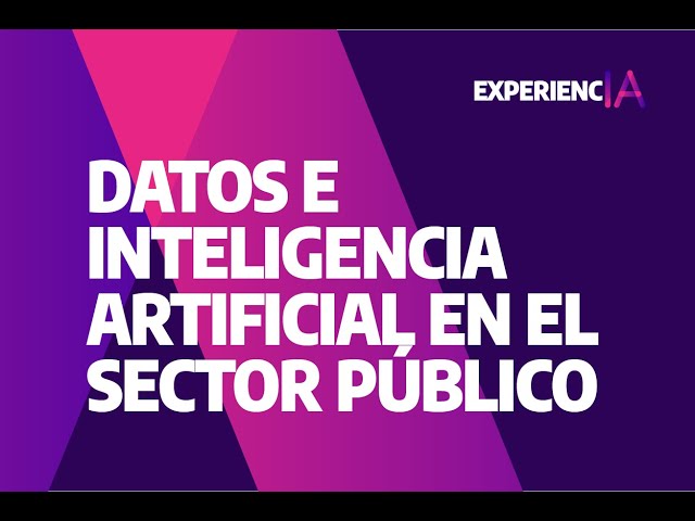 AO #ExperienciaIA : Datos e inteligencia artificial en el sector público”