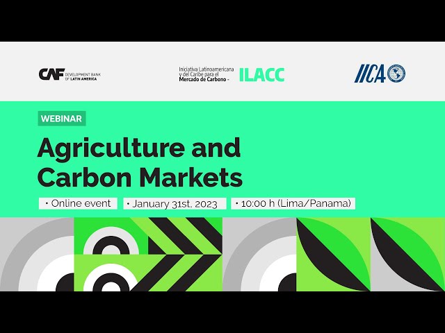Webinar - Agriculture and Carbon Markets