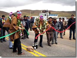 La Paz Prefecture and CAF open Hornuni-Caxata highway