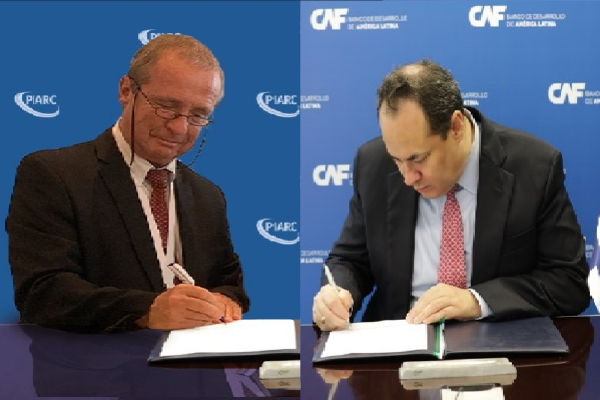 Aliança entre CAF e PIARC (Associação Mundial da Estrada) para promover infraestrutura viária de qualidade na América Latina