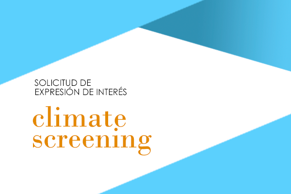 Solicitud de expresión de interés para la adquisición de una herramienta de climate screening