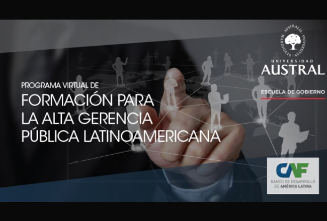 Inscripciones para el Programa Virtual de Formación para la Alta Gerencia Pública Latinoamericana