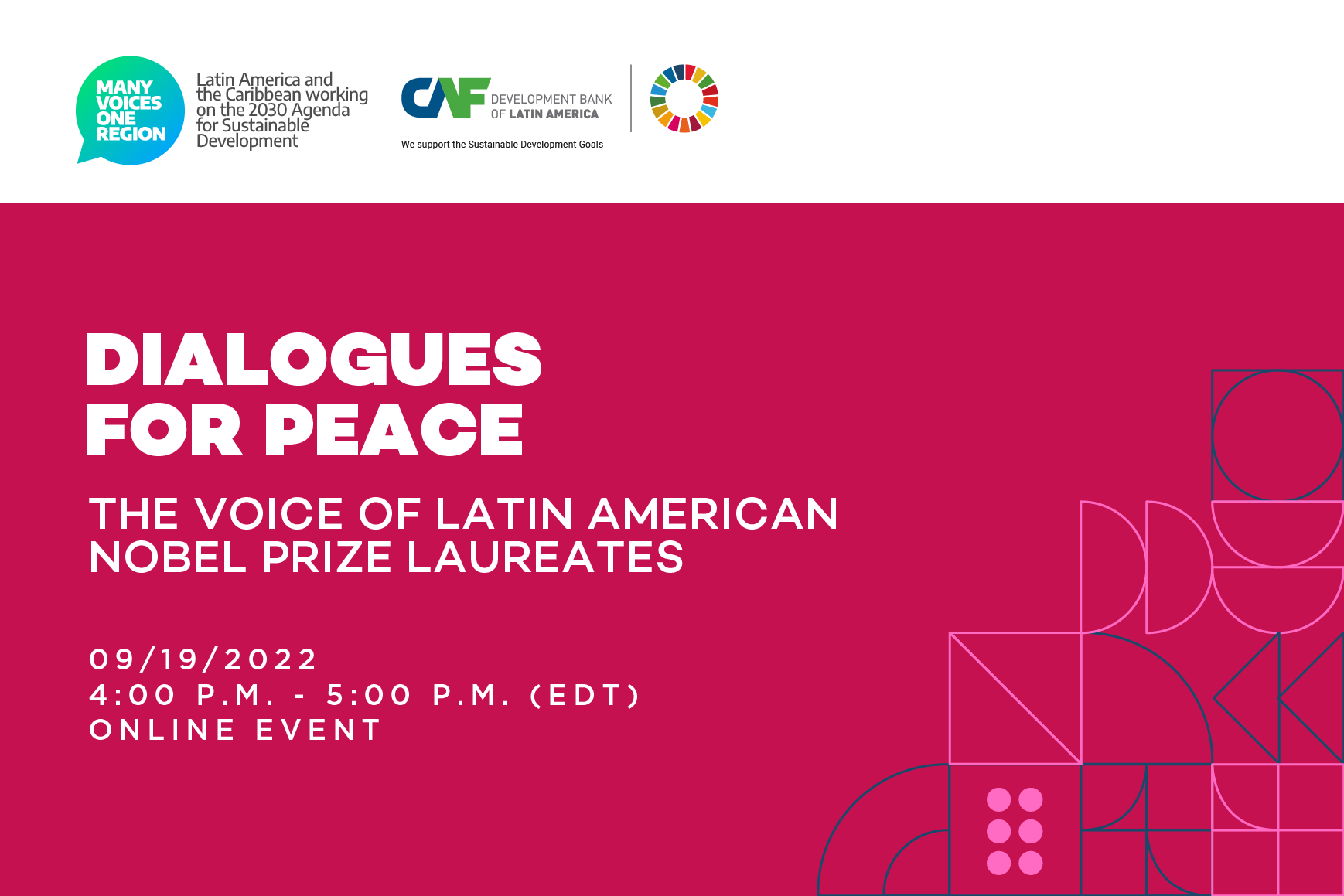 Dialogues for peace: The voice of Latin American Nobel Prize laureates