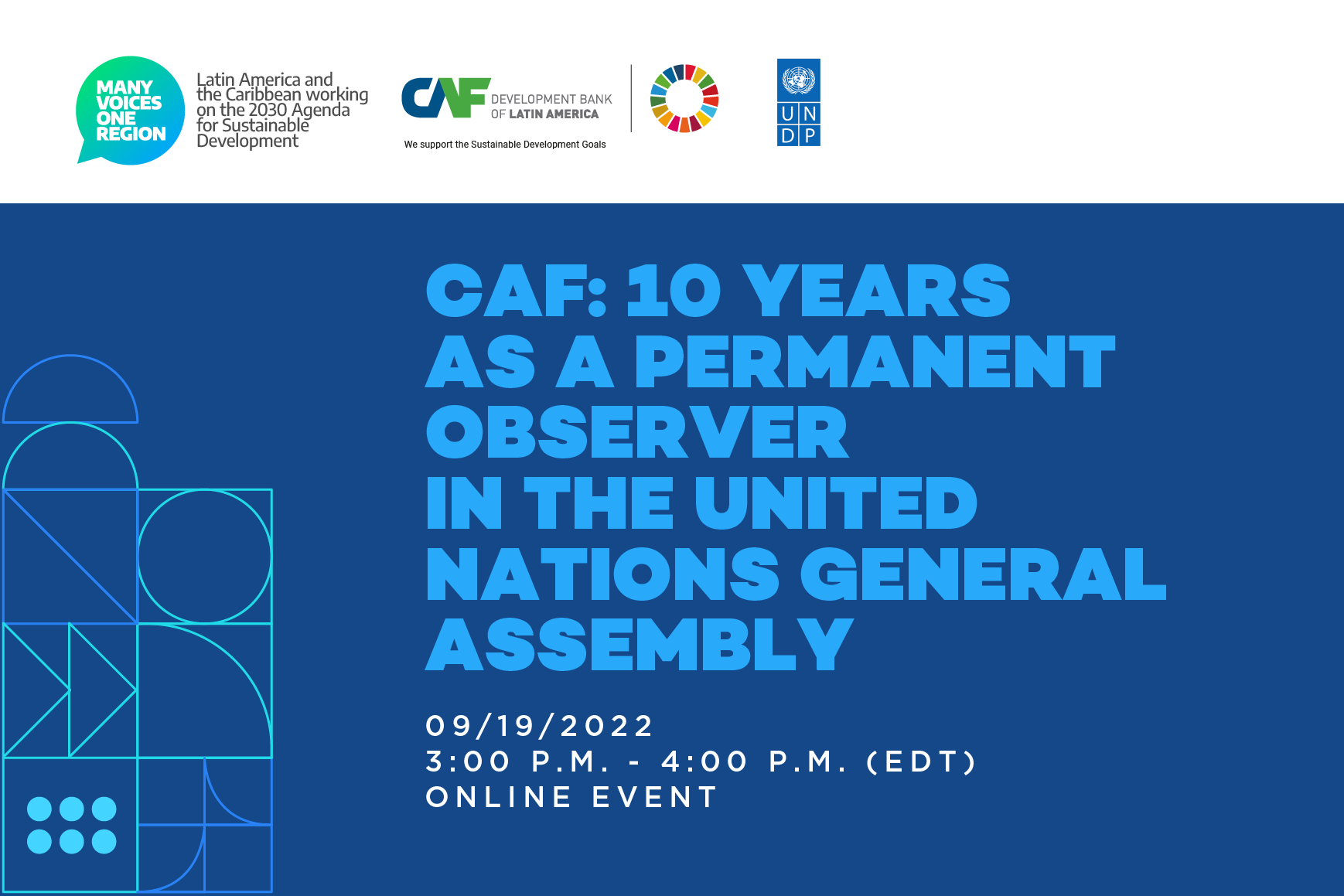 CAF: 10 years as a permanent observer in the UNGA