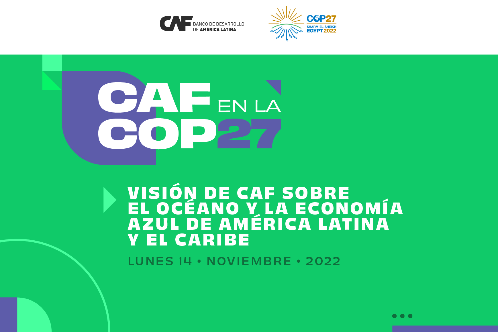 CAF’s vision for the ocean and the blue economy in LATAM