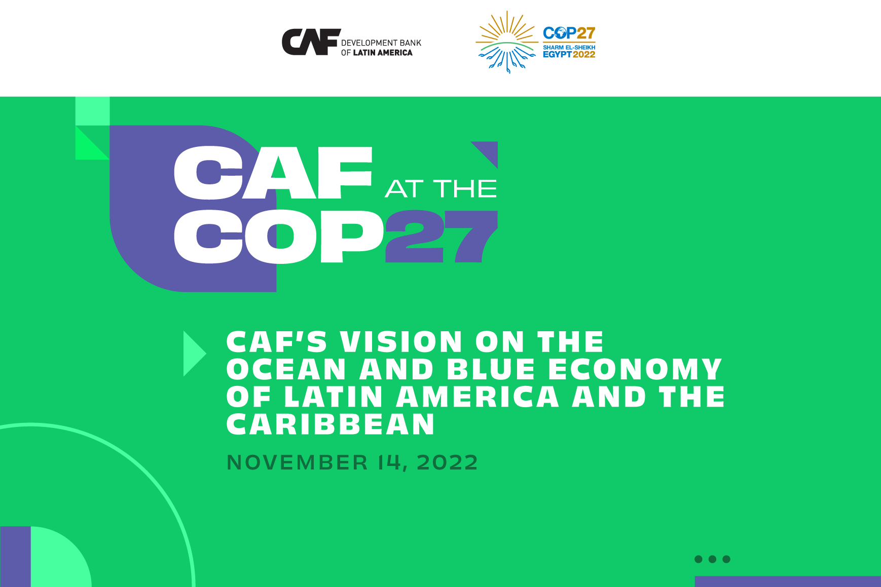 CAF’s Vision on the Ocean and Blue Economy of Latin America