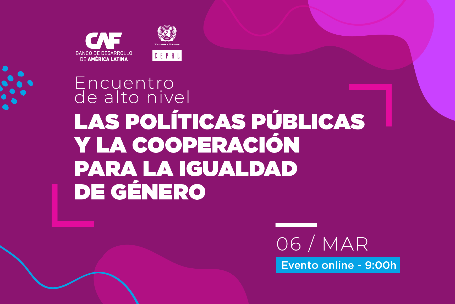 Online: Políticas públicas y cooperación para igualdad de género
