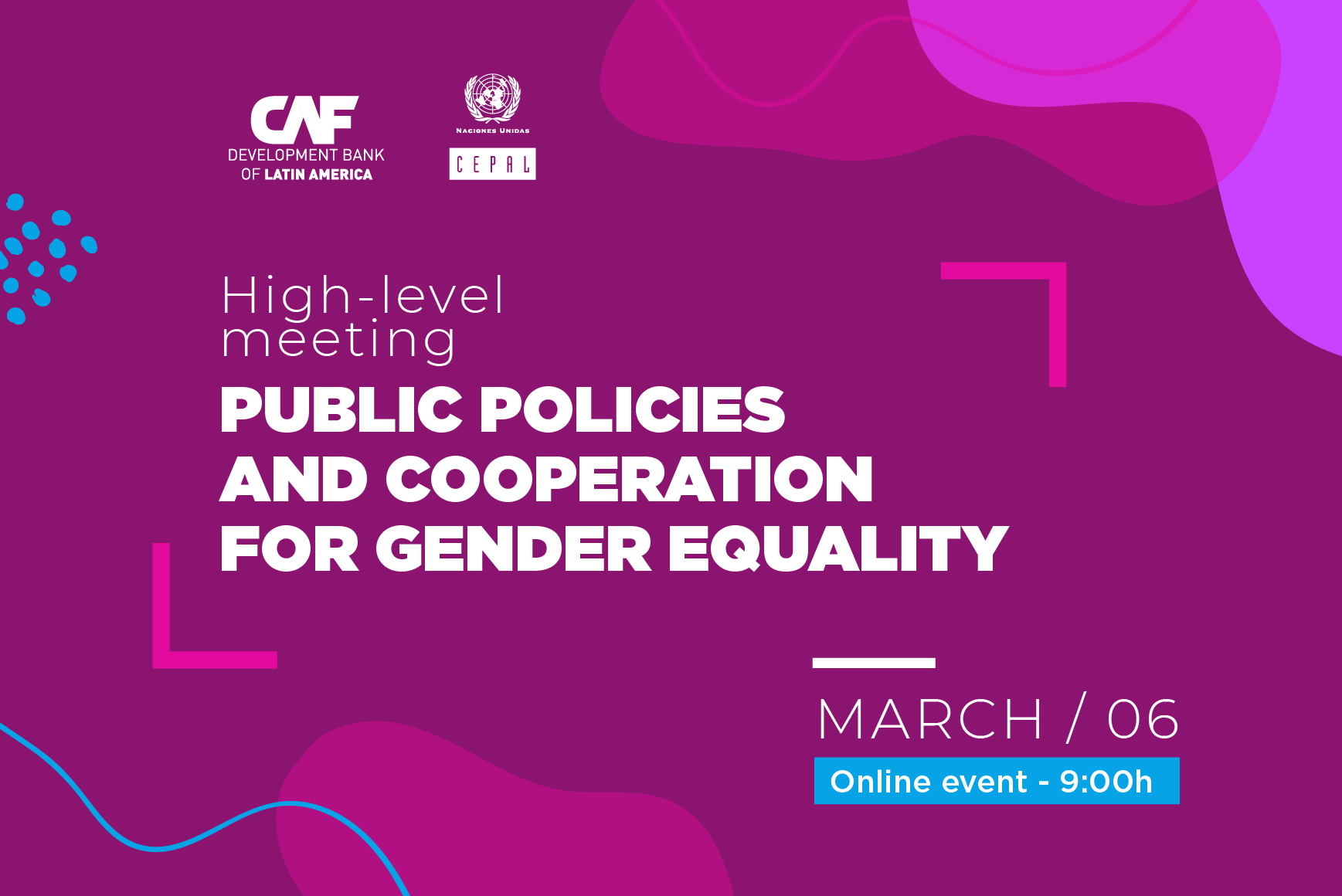 Online: Public policies and cooperation for gender equality