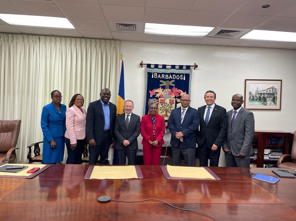 CAF Mission reviews portfolio with Barbados authorities