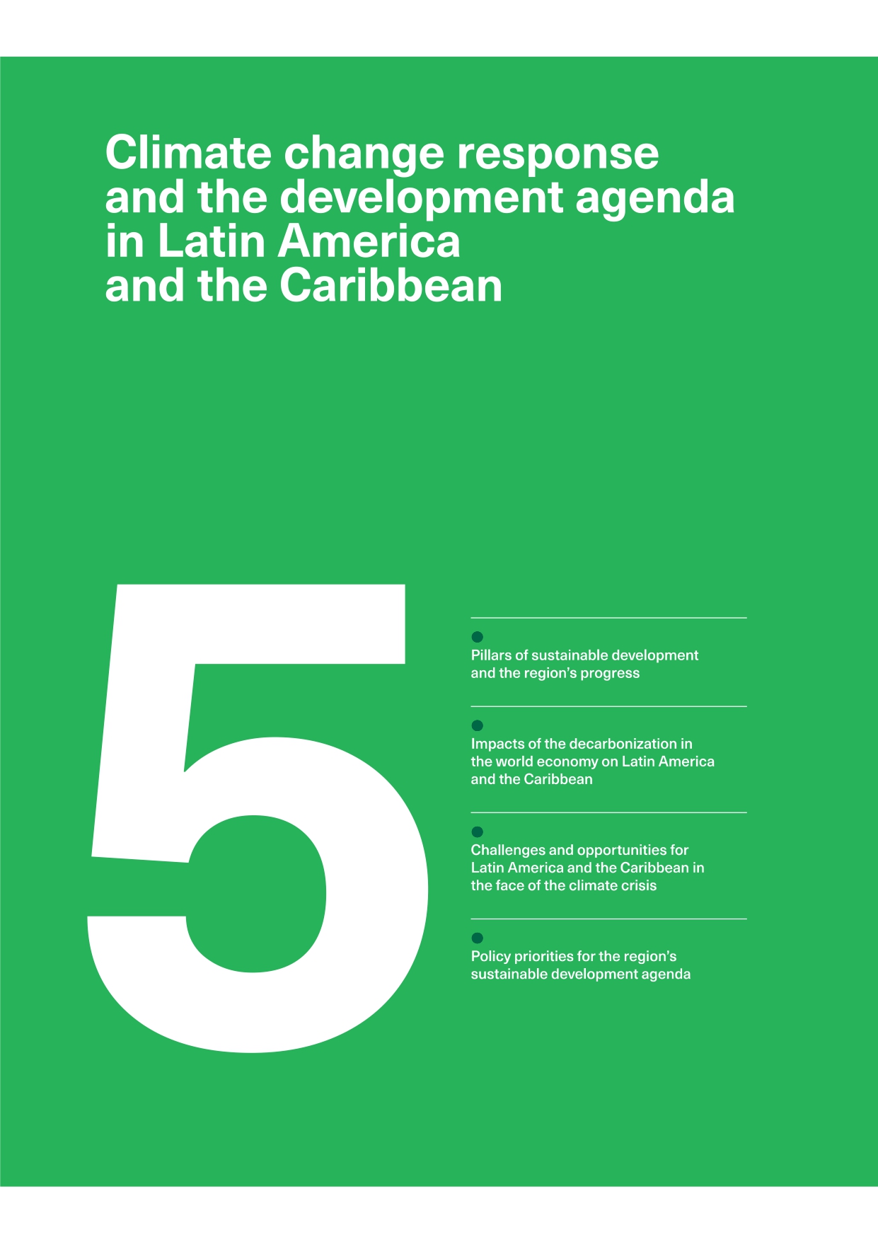Climate change response and the development agenda