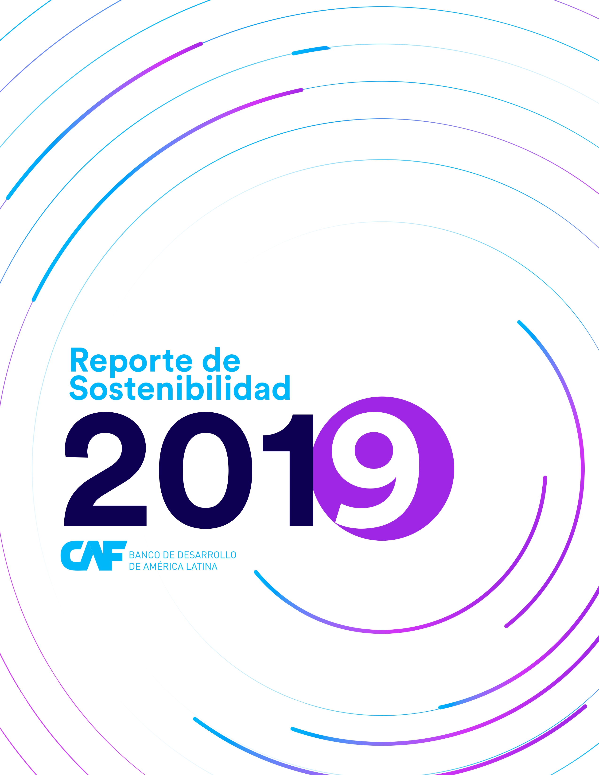 Reporte de Sostenibilidad de CAF 2019