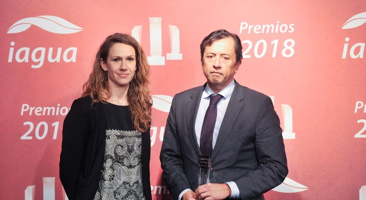 CAF, mejor organismo internacional en los premios iAgua 2018