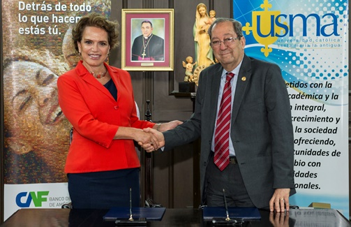 CAF e USMA assinam acordo para incentivar a competitividade do Panamá através da educação